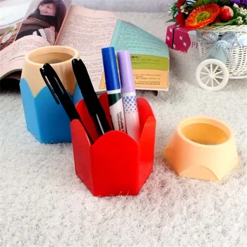 Cute POP Creative Pen Holder Vase Color Pencil Box Makeup Brush Stationery Desk Set Tidy Design Container Gift Storage Supplies
Cute POP Creative Pen Holder Vase Color Pencil Box Makeup Brush Stationery Desk Set Tidy Design Container Gift Storage Supplies