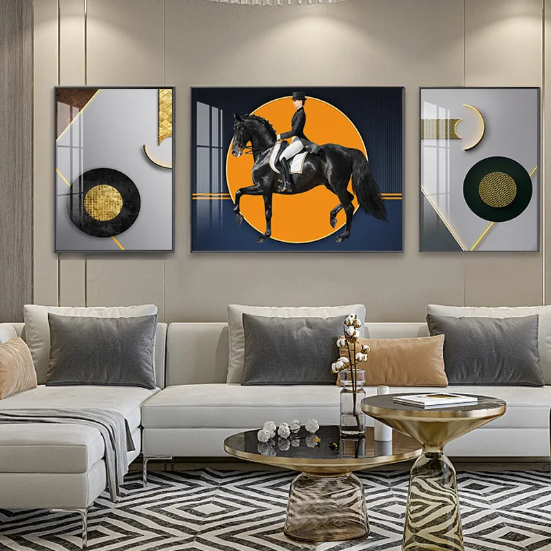 Настенная картина в скандинавском стиле 3 шт., абстрактный геометрический постер на холсте с изображением рыцаря, лошади, для гостиной, дома, офиса
Настенная картина в скандинавском стиле 3 шт., абстрактный геометрический постер на холсте с изображением рыцаря, лошади, для гостиной, дома, офиса