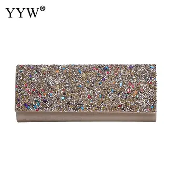 

Womens Shining Envelope Clutch Purses Evening Bag Handbags For Wedding And Party Sequined Purses Cocktail Prom Clutches Sac 2019