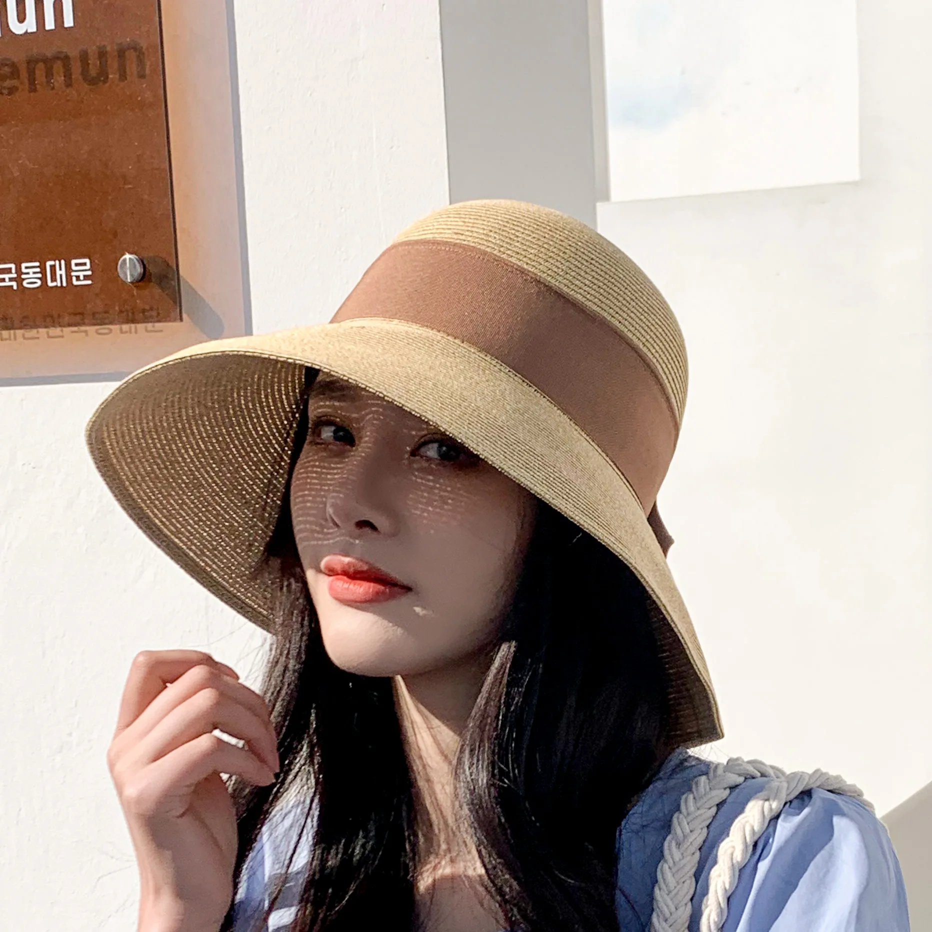 2021 Bow Sun Hat Wide Brim Floppy Summer Hats For Women Beach Panama Straw Dome Bucket Hat Femme Shade Hat
2021 Bow Sun Hat Wide Brim Floppy Summer Hats For Women Beach Panama Straw Dome Bucket Hat Femme Shade Hat