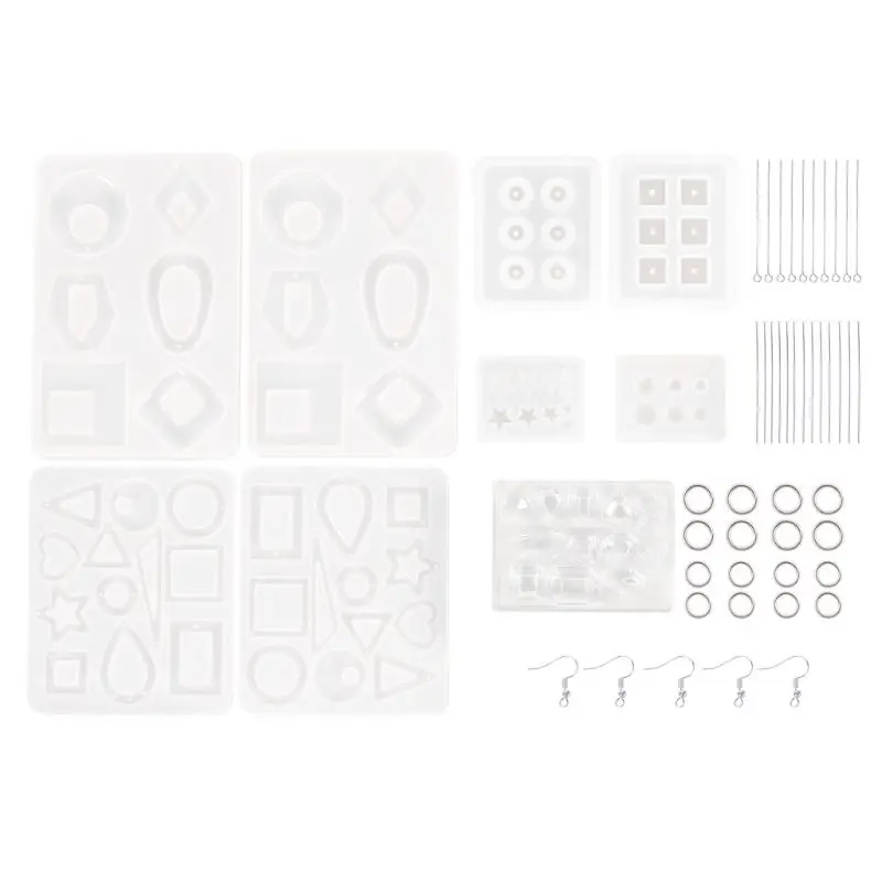 DIY Crystal Epoxy Resin Mold Earrings Studs Ornament Pendant Casting Mould Handmade Crafts Jewelry Making Tool
DIY Crystal Epoxy Resin Mold Earrings Studs Ornament Pendant Casting Mould Handmade Crafts Jewelry Making Tool