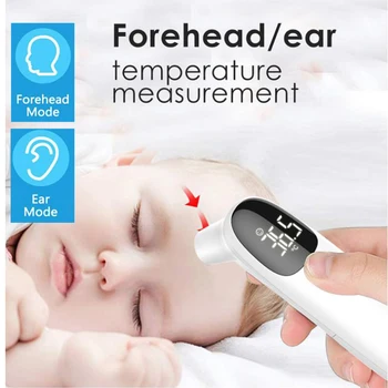 Baby Infrared Thermometer Not-contact Digital Forehead Thermometer Gun Ear Thermometer LED Body Temperature Meter IR Termometro
Baby Infrared Thermometer Not-contact Digital Forehead Thermometer Gun Ear Thermometer LED Body Temperature Meter IR Termometro