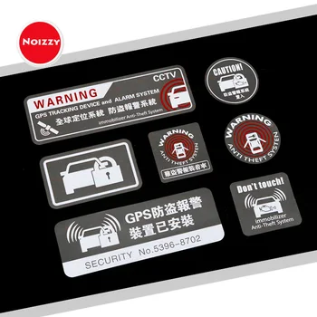 Noizzy Warning Anti Theft System Caution Car Window Sticker Vinyl Auto Decal Reflective GPS Tracking Lock Tuning Car Styling
Noizzy Warning Anti Theft System Caution Car Window Sticker Vinyl Auto Decal Reflective GPS Tracking Lock Tuning Car Styling