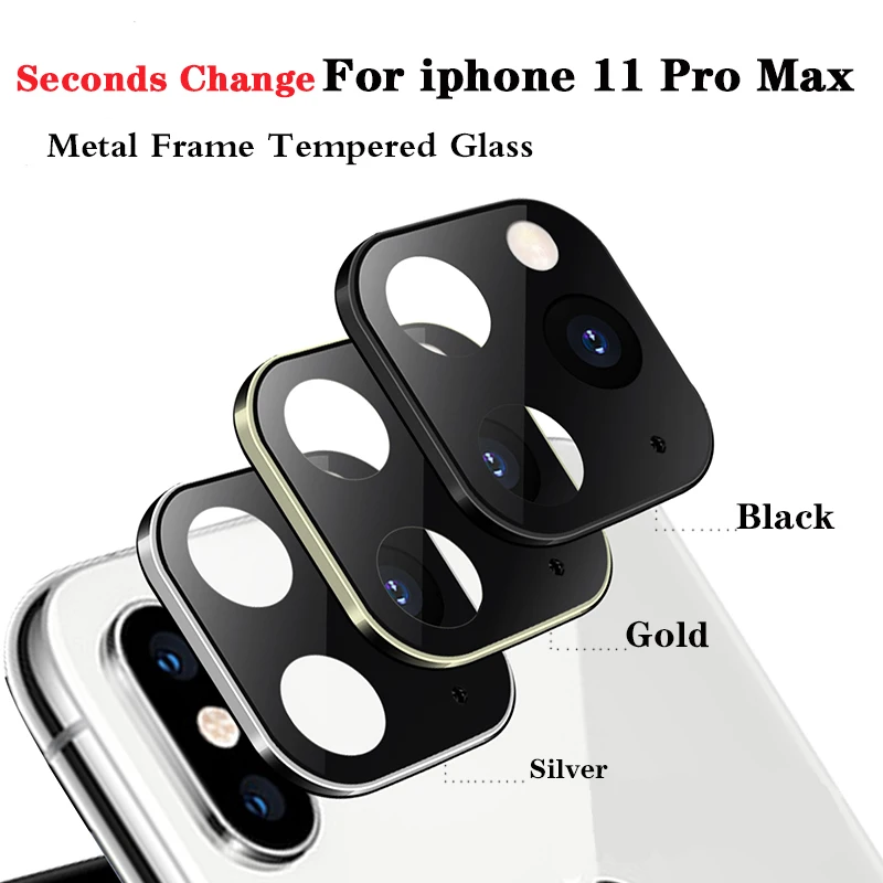 Luxury Metal Alumium Camera Lens Seconds Change For iPhone 11 pro max Protector Ring For iPhone X XS MAX Camera Protective Cover
Luxury Metal Alumium Camera Lens Seconds Change For iPhone 11 pro max Protector Ring For iPhone X XS MAX Camera Protective Cover