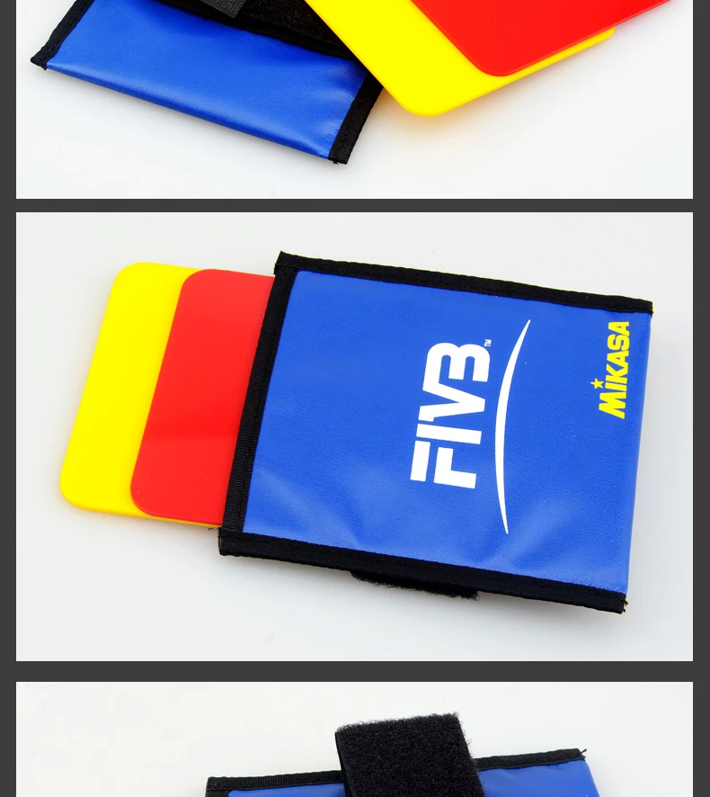 Ya08578 Mikasa Japan FIVB Volleyball Referee Cards Yellow Red Judge for sale online 
