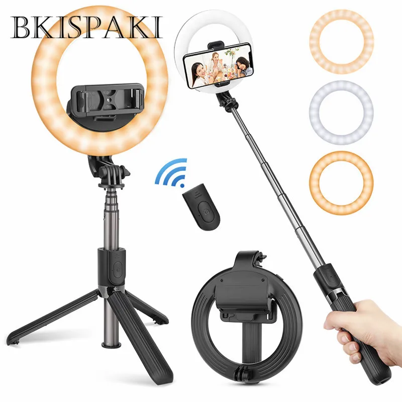 4 in 1 selfie ring light wireless Bluetooth selfie stick mini tripod Handheld Extendable selfie stick With Remote Led ring light
4 in 1 selfie ring light wireless Bluetooth selfie stick mini tripod Handheld Extendable selfie stick With Remote Led ring light