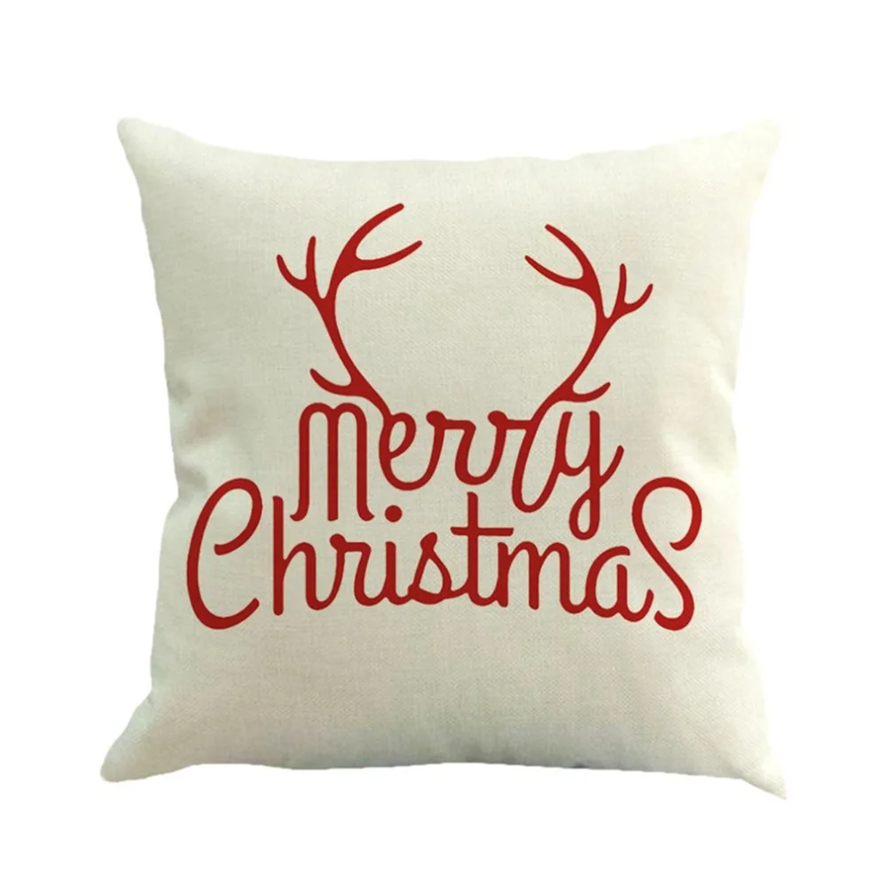 let it snow xmas style cushion cover merry christmas!