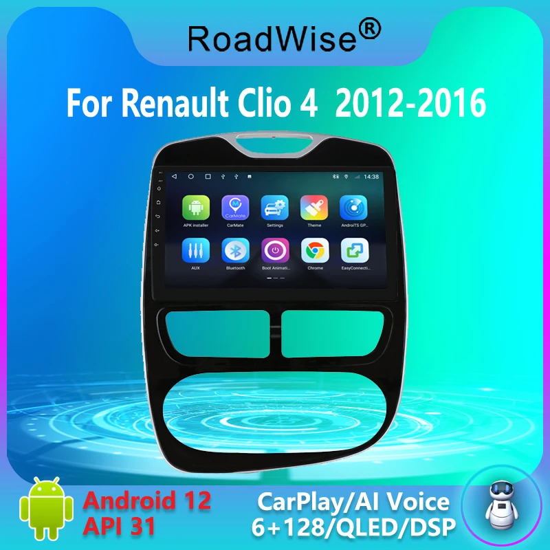 Roadwise Android Car Radio Carplay For Renault Clio 3 4 ZOE 2012 2013 2014 2015 2016 Multimedia 4G Wifi DVD 2 Din GPS Autoradio
Roadwise Android Car Radio Carplay For Renault Clio 3 4 ZOE 2012 2013 2014 2015 2016 Multimedia 4G Wifi DVD 2 Din GPS Autoradio