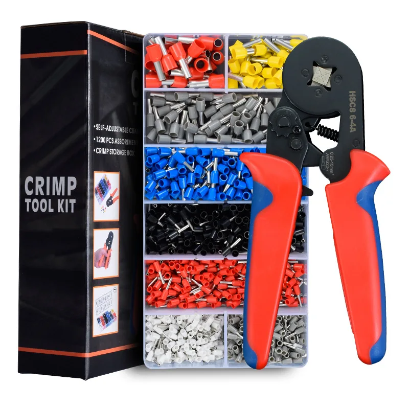 800PCs European-Style Tube-Type Pliers Multi-Function Wire Crimper Wiring Terminal Insulation Press Plier Hand Tool
800PCs European-Style Tube-Type Pliers Multi-Function Wire Crimper Wiring Terminal Insulation Press Plier Hand Tool