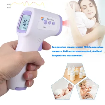 Non-contact IR Infrared Thermometer Forehead 2-in-1 Body/Object Temperature Measurement LCD Digital Display Infrared Thermometer
Non-contact IR Infrared Thermometer Forehead 2-in-1 Body/Object Temperature Measurement LCD Digital Display Infrared Thermometer