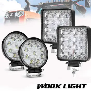 48W 27W Round Square Led Headlights Fog Lights Work Light Spot light Dust-proof For Jeep SUV/Truck/ATV/Vehicles/Marine
48W 27W Round Square Led Headlights Fog Lights Work Light Spot light Dust-proof For Jeep SUV/Truck/ATV/Vehicles/Marine