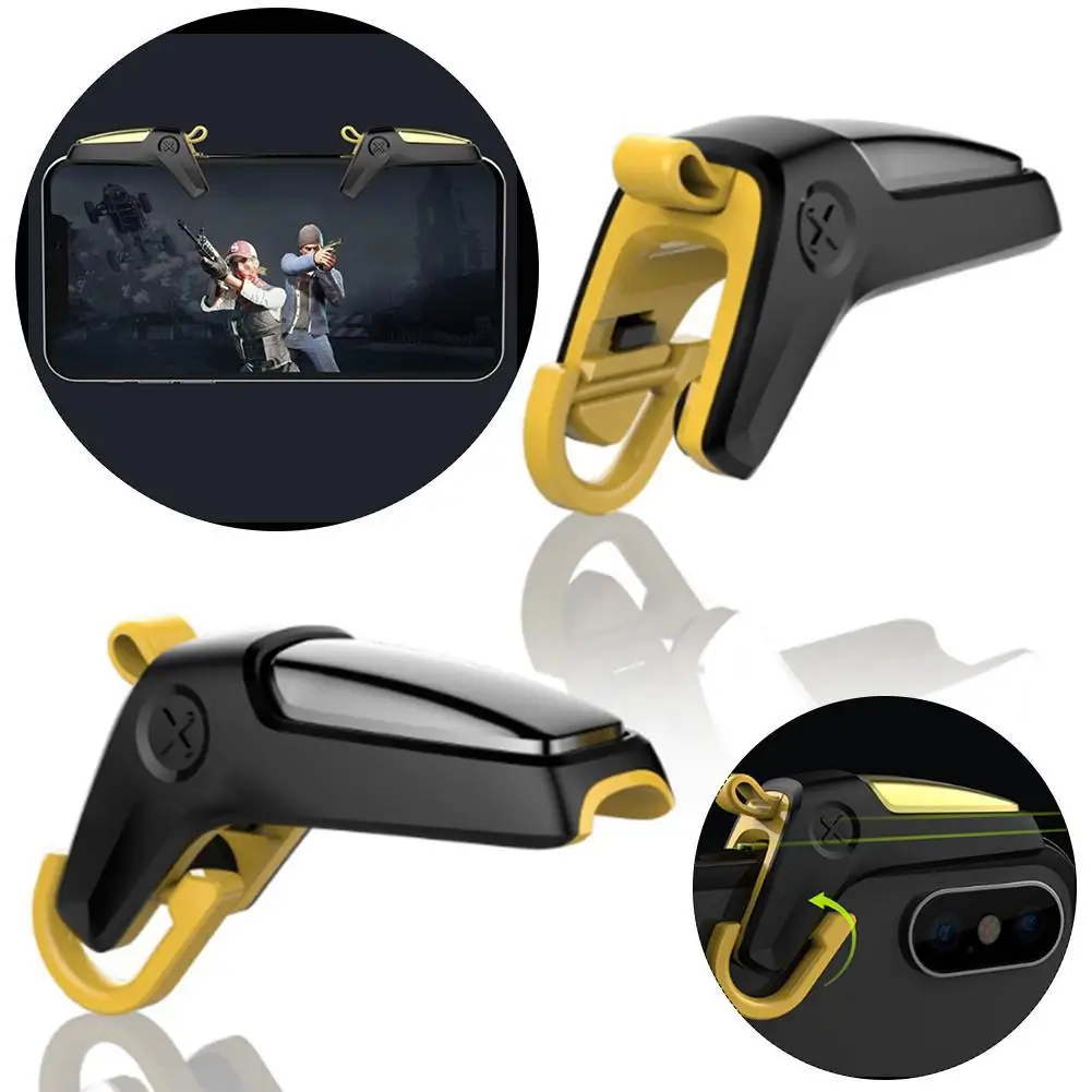 1 Pair Mobile Game Controller Trigger Aim Button for PUBG Shooter Joystick Gamepad for Android iPhone Samsung
1 Pair Mobile Game Controller Trigger Aim Button for PUBG Shooter Joystick Gamepad for Android iPhone Samsung