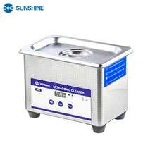 SUNSHINE S-6508T Ultrasonic Cleaner Capacity 0.8L for Mainboard LCD Screen Chip Mobile Phone Wrist Watch Lens Camera
SUNSHINE S-6508T Ultrasonic Cleaner Capacity 0.8L for Mainboard LCD Screen Chip Mobile Phone Wrist Watch Lens Camera