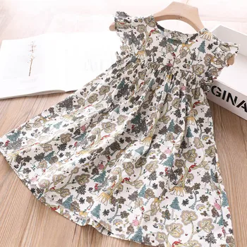 Girl Summer Dresses 2020 New Girls Dress Floral Print Dress Casual Girls Flying Sleeve Dress Baby Kids Clothing Vestidos 3-7Y
Girl Summer Dresses 2020 New Girls Dress Floral Print Dress Casual Girls Flying Sleeve Dress Baby Kids Clothing Vestidos 3-7Y