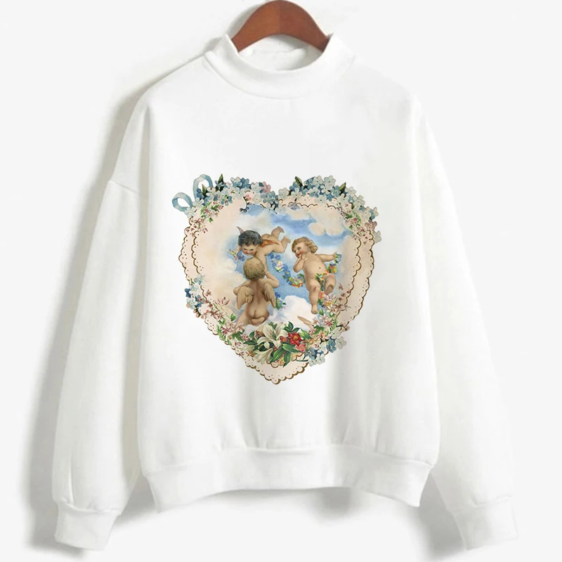 Women Sweatshirt Kpop Style Vogue Cute Angel Cupid Print Long Sleeve Top Pullover Casual Kawaii O Neck Harajuku Plus Size Hoodie
Women Sweatshirt Kpop Style Vogue Cute Angel Cupid Print Long Sleeve Top Pullover Casual Kawaii O Neck Harajuku Plus Size Hoodie