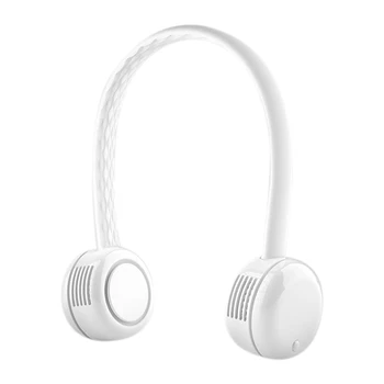 Personal Fan Hand Free Neck Fan Bladeless Fan - USB Rechargeable Portable Headphone Design Wearable Neckband Fan 
Personal Fan Hand Free Neck Fan Bladeless Fan - USB Rechargeable Portable Headphone Design Wearable Neckband Fan
