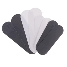 Due lati Del Piede Raspa File Calli Remover Pedicure Strumento di Cura Del Piede 2 Colori 10pcs di Sabbia di Carta di Ricambio Per In Acciaio Inox doppio(China)