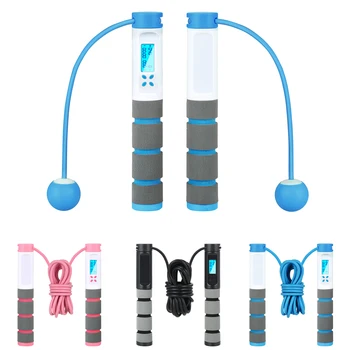 Multi Modes Non-Slip Handle Digital Counting Jump Rope Fitness Sports Skipping With Weight Setting Counter For Adult Children
Multi Modes Non-Slip Handle Digital Counting Jump Rope Fitness Sports Skipping With Weight Setting Counter For Adult Children