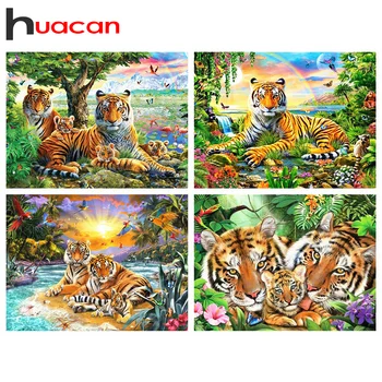 Huacan New Diamond Painting Full Square Tiger 5D Diamond Embroidery Mosaic Animal Kits Art Home Decoration 
Huacan New Diamond Painting Full Square Tiger 5D Diamond Embroidery Mosaic Animal Kits Art Home Decoration