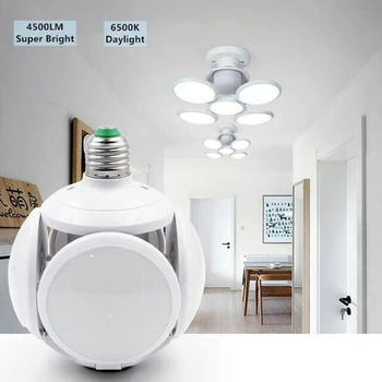 Super Bright LED Bulb Deformable Garage Ceiling Lights E27 40W Football UFO Lamp 100% Brand New And High Quality.
Super Bright LED Bulb Deformable Garage Ceiling Lights E27 40W Football UFO Lamp 100% Brand New And High Quality.