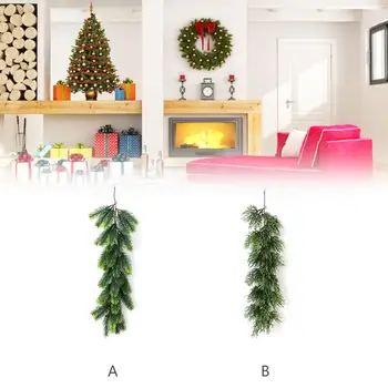 Artificial Rattan Christmas Pine Wreath Simulation Green Garland Christmas Tree Decoration For Walls, Mantels, Handrails, Doors
Artificial Rattan Christmas Pine Wreath Simulation Green Garland Christmas Tree Decoration For Walls, Mantels, Handrails, Doors