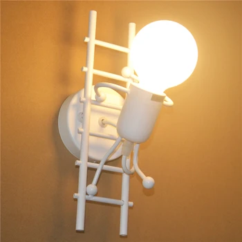 Modern LED Wall Lamp Climbing Villain Sconce Mounted Iron Bedside Wall Lights Nordic Living Room Home Decor Light Fixtures
Modern LED Wall Lamp Climbing Villain Sconce Mounted Iron Bedside Wall Lights Nordic Living Room Home Decor Light Fixtures