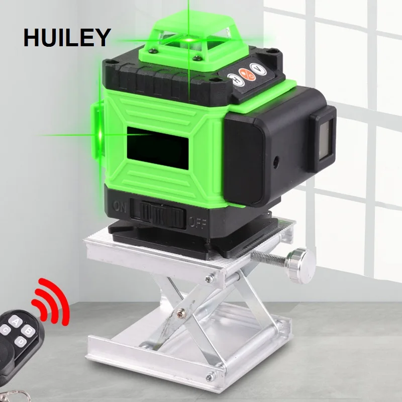 12 16 Lines Laser Level Self-Leveling Horizontal Vertical Cross Green Laser Level Remote Control Lifting Platform Wall Bracket
12 16 Lines Laser Level Self-Leveling Horizontal Vertical Cross Green Laser Level Remote Control Lifting Platform Wall Bracket