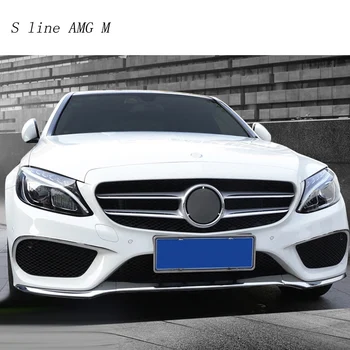 For Mercedes Benz C Class W205 Car styling Front fog lamps cover grille slats lights Sticker decoration strips auto Accessories
For Mercedes Benz C Class W205 Car styling Front fog lamps cover grille slats lights Sticker decoration strips auto Accessories