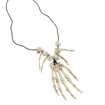 2020 Hot Sale Halloween Skull Bones Head and Hand Bone Pendant Necklace for Halloween Fancy Party Dress Up Costume Funny
2020 Hot Sale Halloween Skull Bones Head and Hand Bone Pendant Necklace for Halloween Fancy Party Dress Up Costume Funny