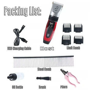 Electric Pet Hair Shear Shaver Set Pet Hair Trimmer Grooming USB Rechargeable Trimming Tool Kit
Electric Pet Hair Shear Shaver Set Pet Hair Trimmer Grooming USB Rechargeable Trimming Tool Kit