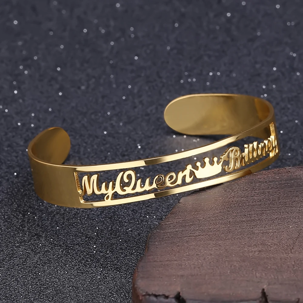 Zciti Customized Name Bracelets Bangles Rose Gold/Gold/ Silver Stainless Steel Child Bracelet Personalized Hand Link For Girls
Zciti Customized Name Bracelets Bangles Rose Gold/Gold/ Silver Stainless Steel Child Bracelet Personalized Hand Link For Girls