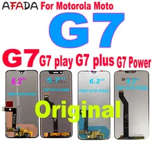 D'origine G7 XT1962 LCD Pour Moto G7 Affichage De Puissance XT1955 LCD G7 Plus Écran Tactile LCD Numériseur G7 Jouer LCD assambly G7 LCD=