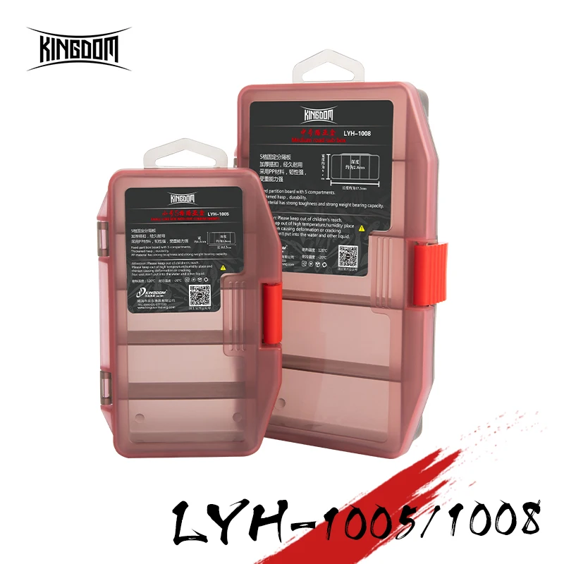 Kingdom Lure Box Fishing Tackle Storage New PP Material Small&Medium Size Large Capacity Strong Durable Lure Fishing Case
Kingdom Lure Box Fishing Tackle Storage New PP Material Small&Medium Size Large Capacity Strong Durable Lure Fishing Case