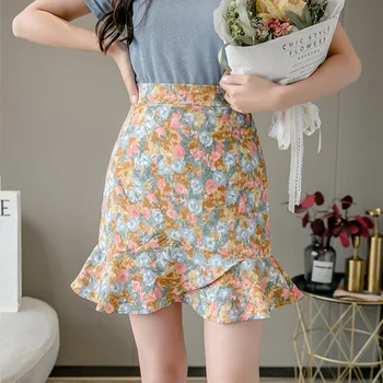 Ailegogo 2020 New Summer Holiday Floral Print Mini Skirt Casual Female High Waist Irregular Ruffles Short Pencil Skirts
Ailegogo 2020 New Summer Holiday Floral Print Mini Skirt Casual Female High Waist Irregular Ruffles Short Pencil Skirts