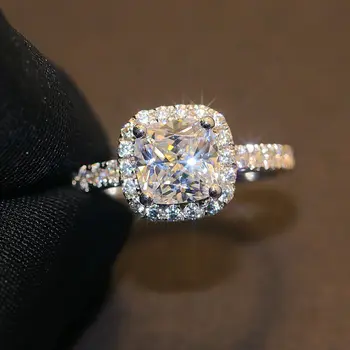 Stunning ring 925 Sterling silver cushion cut 3ct AAAAA Cz stone Engagement Wedding Band Rings for women Bridal Party Jewelry
Stunning ring 925 Sterling silver cushion cut 3ct AAAAA Cz stone Engagement Wedding Band Rings for women Bridal Party Jewelry