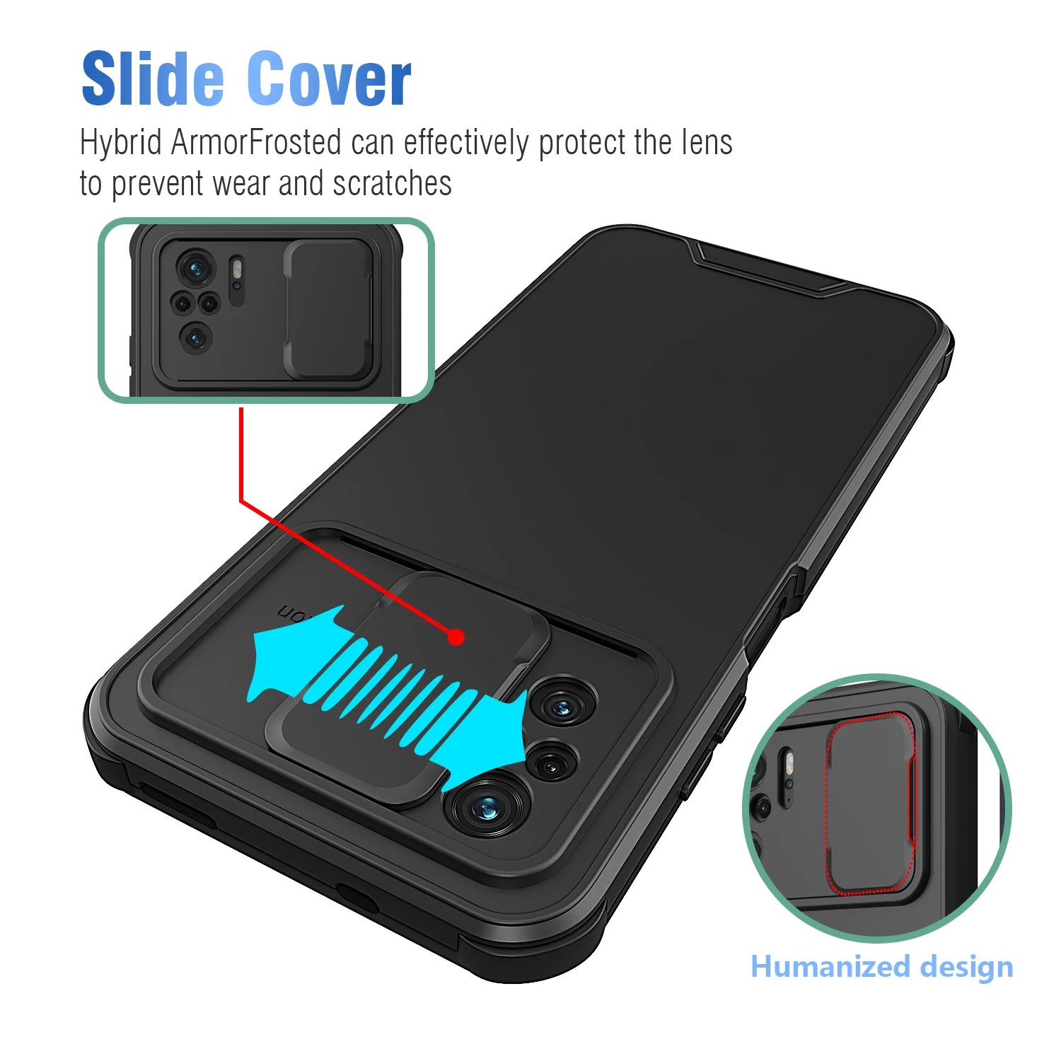 Friyoe Rugged Back Cover for Xiaomi Redmi Note 10 Pro Max Slide Lens Protection Shockproof Phone Case Coque
Friyoe Rugged Back Cover for Xiaomi Redmi Note 10 Pro Max Slide Lens Protection Shockproof Phone Case Coque