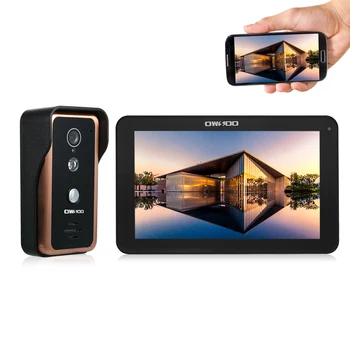 OWSOO 9"Monitor Wired WIFI Video Door Phone Doorbell Intercom Entry System with 1000TVL Wired IR-CUT Camera Support Night Vision
OWSOO 9"Monitor Wired WIFI Video Door Phone Doorbell Intercom Entry System with 1000TVL Wired IR-CUT Camera Support Night Vision