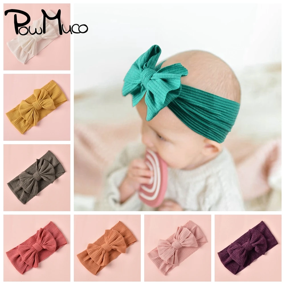 Powmuco Solid Color Knitted Striped Bowknot Baby Girls Elastic Hairband DIY Children Headwear Clothing Decoration Holiday Gifts
Powmuco Solid Color Knitted Striped Bowknot Baby Girls Elastic Hairband DIY Children Headwear Clothing Decoration Holiday Gifts