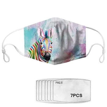 Artistic Zebra Pattern Design Maske Outdoor Anti-dust Patterned Half Nose Face Mascaras Mouth-muffle Adjustable Earloop Fashion
Artistic Zebra Pattern Design Maske Outdoor Anti-dust Patterned Half Nose Face Mascaras Mouth-muffle Adjustable Earloop Fashion