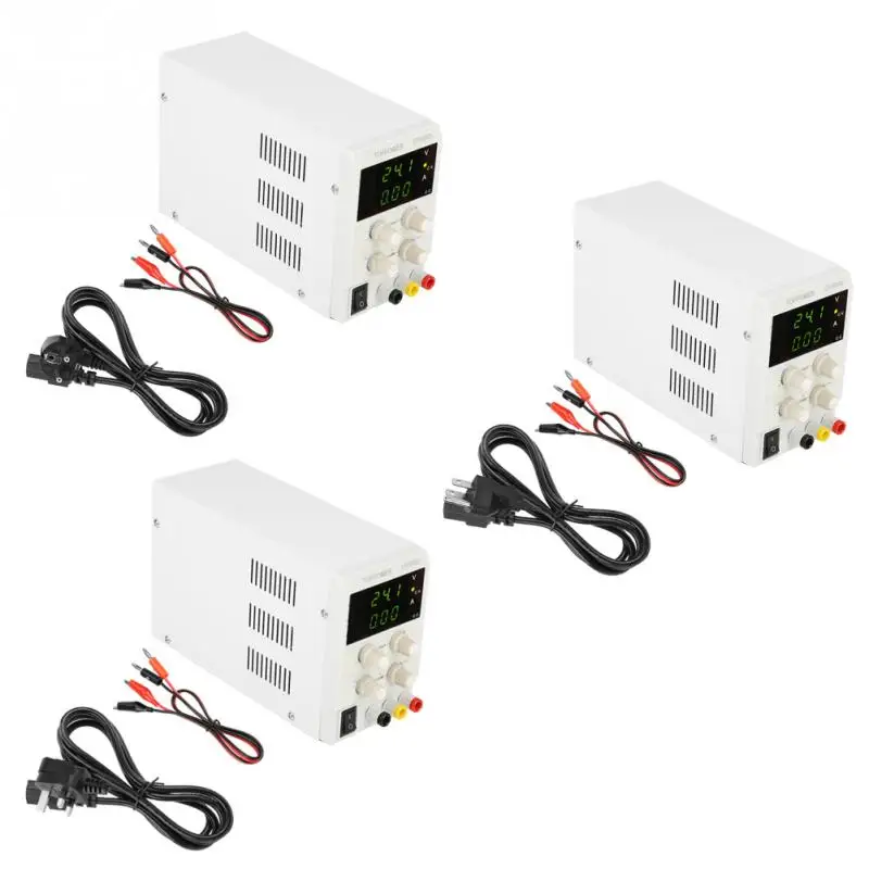 

STP3010D 3LED Professional Voltage Regulators Stabilizers Variable Regulated Digital DC Power Supply 0-30V 0-10A Adjustable