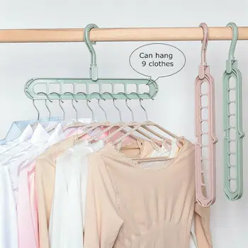 Space Saving Hanger 360 Rotating Magic Hanger Multi-function Folding Wardrobe Drying Clothes Storage Hangers Practical 9 Holes
Space Saving Hanger 360 Rotating Magic Hanger Multi-function Folding Wardrobe Drying Clothes Storage Hangers Practical 9 Holes