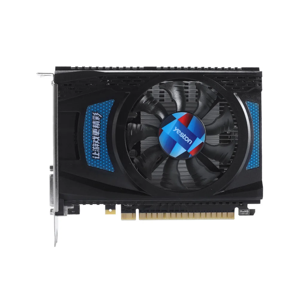 Yeston RX 550 4G D5 Graphic Card Video Card Radeon Chill PC 4GB Memory GDDR5 128Bit 6000MHz DP1.4HDR+HD2.0b+DVI-D Small Size GPU
Yeston RX 550 4G D5 Graphic Card Video Card Radeon Chill PC 4GB Memory GDDR5 128Bit 6000MHz DP1.4HDR+HD2.0b+DVI-D Small Size GPU