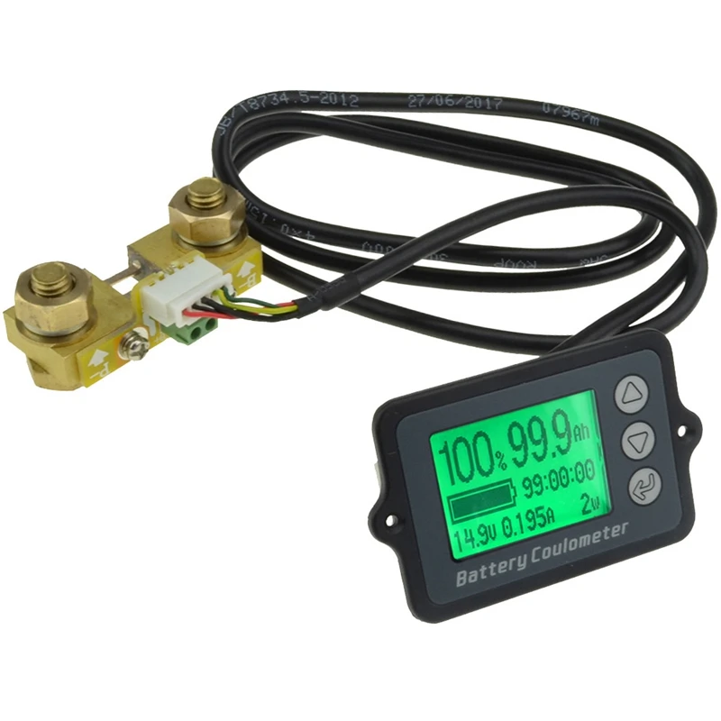 1Pcs Tk15 Dc 8V-80V 100A Battery Coulometer Professional Precision Vehicle Battery Tester Electric Quantity Display Monitor
1Pcs Tk15 Dc 8V-80V 100A Battery Coulometer Professional Precision Vehicle Battery Tester Electric Quantity Display Monitor