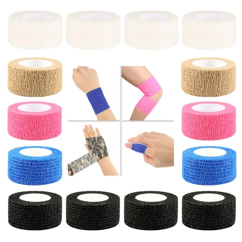 2.5cmX5m Self-Adhesive Elastic Bandage First Aid Kit Home Medical Tape Security Protection Emergency Sports Body Gauze 5 Colors
2.5cmX5m Self-Adhesive Elastic Bandage First Aid Kit Home Medical Tape Security Protection Emergency Sports Body Gauze 5 Colors