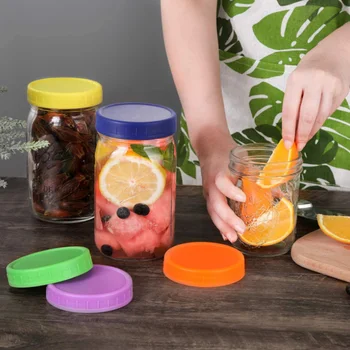 8pcs Colored Mason Jar Lids Food-Grade Plastic Storage Caps for Canning Jars Anti-Scratch Resistant Surface JS22
8pcs Colored Mason Jar Lids Food-Grade Plastic Storage Caps for Canning Jars Anti-Scratch Resistant Surface JS22