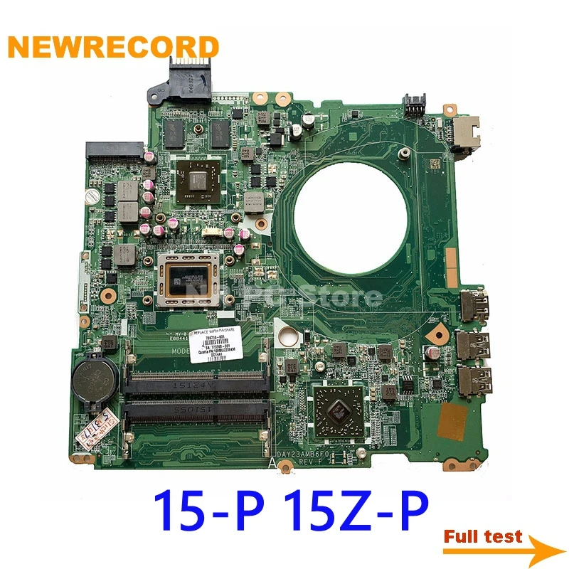NEWRECORD 766715-001 766715-501 DAY23AMB6C0 Y23A для струйного принтера HP PAVILION 15-P 15Z-P Материнская плата