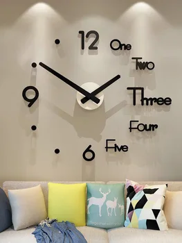 Large Silent Wall Clock Modern Design Simple Living Room Wall Clock Acrylic Creative Orologio Parete Simple Wall Design JJ60WC
Large Silent Wall Clock Modern Design Simple Living Room Wall Clock Acrylic Creative Orologio Parete Simple Wall Design JJ60WC