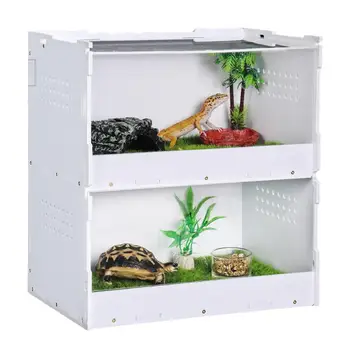 30 X 21 X 32.5CM Reptile Breeding Box Double-layer Feeding Box For Spider Lizard Frog Cricket Turtle Feeding Box Acrylic
30 X 21 X 32.5CM Reptile Breeding Box Double-layer Feeding Box For Spider Lizard Frog Cricket Turtle Feeding Box Acrylic