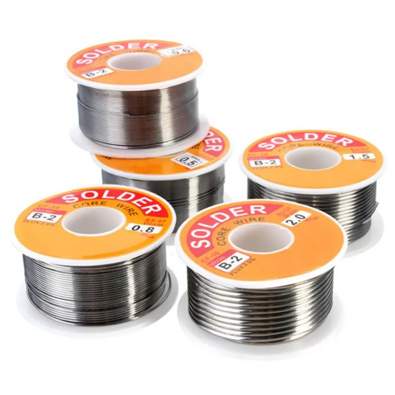 2020 Multifunctional No-clean 0.6/0.8/1/1.2 63/37 FLUX 2.0% 45FT Tin Lead Tin Wire Melt Rosin Core Solder Soldering Wire Roll
2020 Multifunctional No-clean 0.6/0.8/1/1.2 63/37 FLUX 2.0% 45FT Tin Lead Tin Wire Melt Rosin Core Solder Soldering Wire Roll