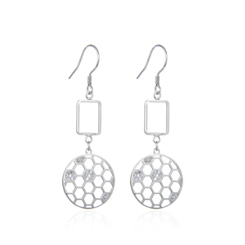S925 Sterling Silver Geometric Earrings Long Hook Ear Jewelry Brilliant White Gold Women Wedding Earrings CHDBR003629
S925 Sterling Silver Geometric Earrings Long Hook Ear Jewelry Brilliant White Gold Women Wedding Earrings CHDBR003629